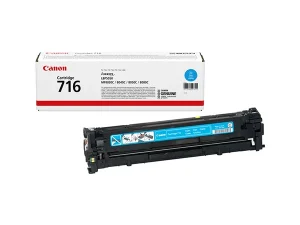 The Canon 716C Cyan Toner Cartridge is designed to deliver sharp, professional-quality cyan prints, making it an excellent choice for offices, businesses, and home users who need consistent color accuracy and long-lasting results. Whether you're printing presentations, marketing materials, reports, or high-resolution images, this genuine Canon toner ensures brilliant, smudge-free, and fade-resistant prints.