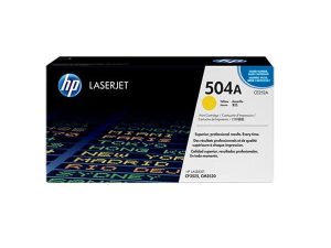 HP 504A Yellow Original LaserJet Toner Cartridge (CE252A)