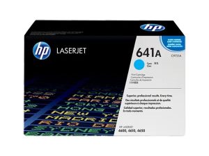HP 641A Cyan Original LaserJet Toner Cartridge (C9721A)