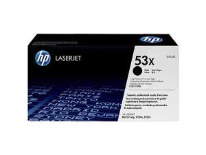 HP 53X High Yield Black Original LaserJet Toner Cartridge (Q7553X)