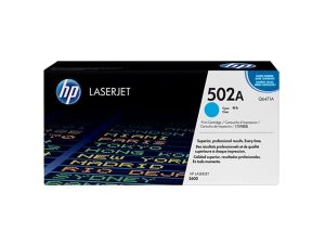 HP 502A Cyan Original LaserJet Toner Cartridge (Q6471A)