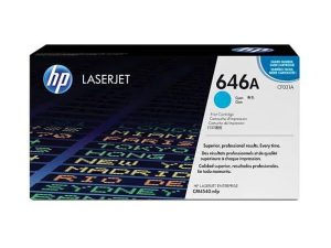 HP 646A Cyan Original LaserJet Toner Cartridge (CF031A)