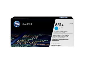 HP 651A Cyan Original LaserJet Toner Cartridge (CE341A)