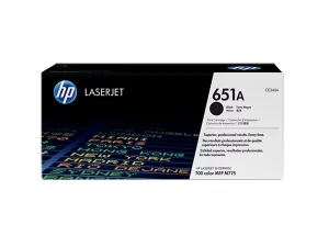 HP 651A Black Original LaserJet Toner Cartridge (CE340A)