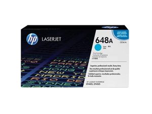 HP 648A Cyan Original LaserJet Toner Cartridge (CE261A)