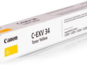 The Canon C-EXV34Y Yellow Toner Cartridge is designed to deliver vibrant yellow prints with consistent performance and long-lasting quality. Ideal for businesses that require high-quality color prints, this toner produces sharp text and rich, vibrant yellow hues on every page. Whether for marketing materials, brochures, or business presentations, the Canon C-EXV34Y ensures your documents always look professional and polished.